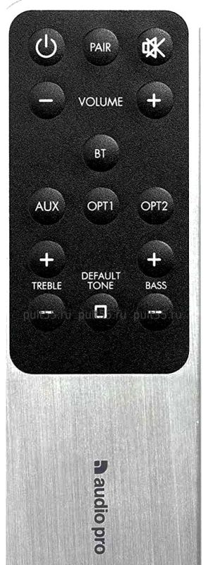 Пульты аналоги для Audio Pro ADDON T14,  T20, ALLROOM AIR ONE и др. акустики
