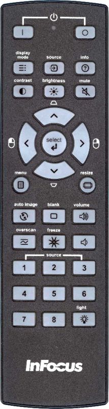Пульты для Infocus IN3118HD, P111, IN3144/ 3146, IN3148HD, IN5310/5312/5314  проекторов - аналоги
