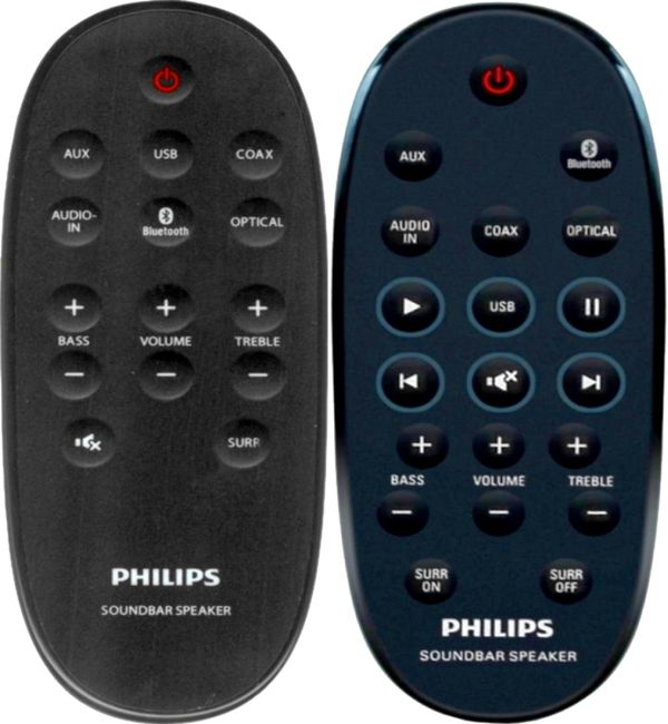 Аналоги пультов Philips HTL2100, HTL2150, HTL2160, HTL2111A  HTL2110 и др.