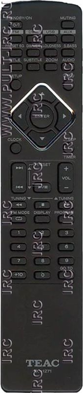 Замена пультов для TEAC RC-1265, RC-1271 и др.
