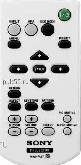 Пульты Sony RM-PJ6/PJ5/PJ4/PJ2 проекторов - аналоги
