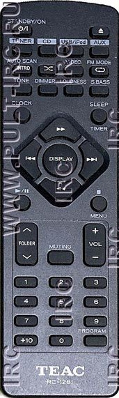 Замена пультов для TEAC RC-1265, RC-1271 и др.
